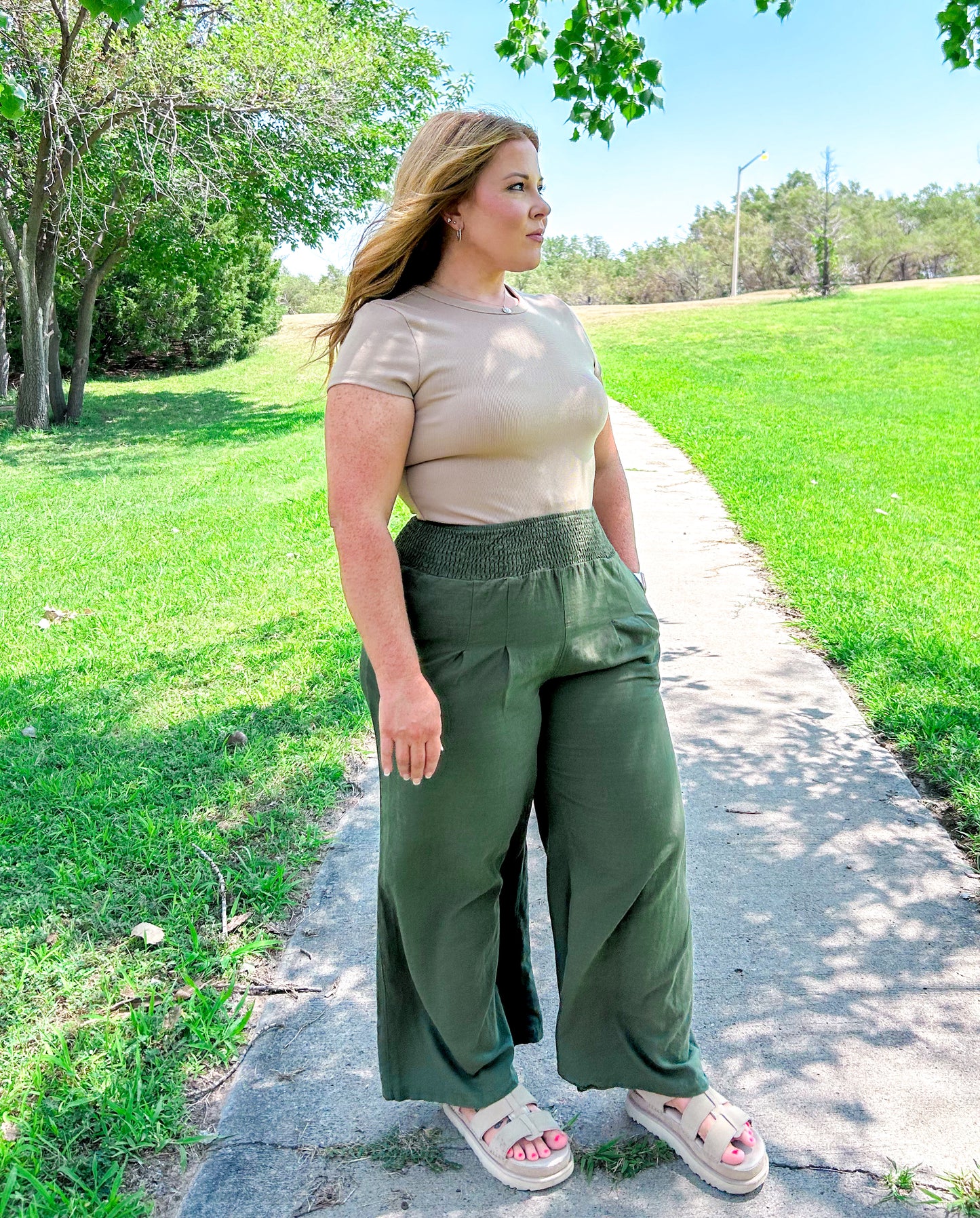 Worthy High Waisted Linen Pants